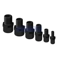 TD hadicová přípojka černá 25 mm 1"