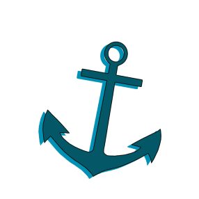 Hlavní a pomocná kotva (15-20 m)